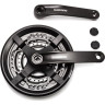 Система SHIMANO TOURNEY TY301, 150 мм, квадрат, 42/34/24, с защитой, черный, без упаковки AFCTY301K244CL
